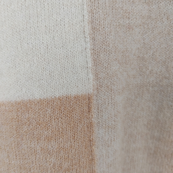 Soft Surroundings Beige Tan Color block Sweater (2X) - Picture 3 of 11